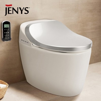 JENYS taizhou sanitary ware silver automatic tankeless toilet